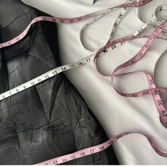 MILLY Croc Embossed Neoprene Racerback Dress in Black - Picture 12 of 14